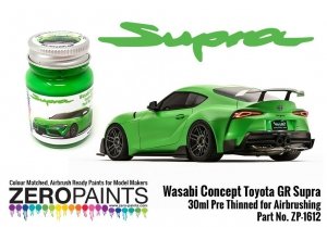 Zero Paints ZP-1612-WASABI Toyota GR Supra Wasabi Concept Green Paint 30ml