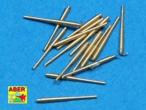 Aber 1:700L-16 Set of 16 pcs 105 mm SFLAK barrels SKC/33 used in C/31 mount for German war ships 1/700