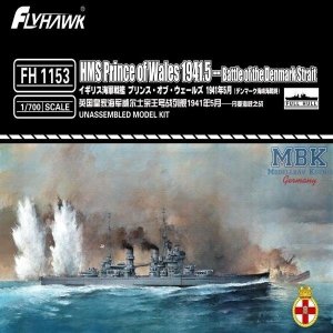 FlyHawk Model FH1153 HMS Prince of Wales May 1941 1/700