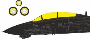 Eduard CX708 Grumman F-14 D Tomcat - Mask Set (for Tamiya Kits) 1/72