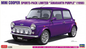 Hasegawa 20814 Mini Cooper Sports-Pack Limited Amaranth Purple (1998) 1/24