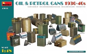 MiniArt 49006 OIL & PETROL CANS 1930-40s 1/48