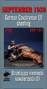Toro 35F151 Strzelający Niemiecki Kawalerzysta (1) - Wrzesień 1939 1/35