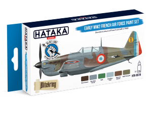 Hataka HTK-BS16 BLUE LINE – Early WW2 French Air Force paint set 6x17ml