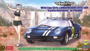 Hasegawa SP556 Wild Egg Girls Lamborghini Jota SVR Sasha Ilyushina w/Figure 1/24