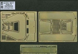 Aber 35174 Sd.Kfz. 251/1 Ausf.D.  cz.8  gorny pancerz pozny (DRA) (1:35)