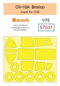 Omask 57031 OV-10A Bronco mask (for ICM) 1/72