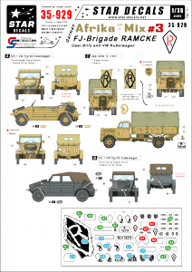 Star Decals 35-929 German Afrika Mix 3 1/35