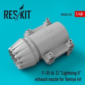 RESKIT RSU48-0261 F-35 (A, C) LIGHTNING II EXHAUST NOZZLE FOR TAMIYA KIT 1/48