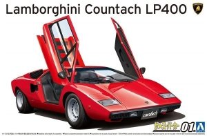 Aoshima 05804 Lamborghini Countach LP400 1/24