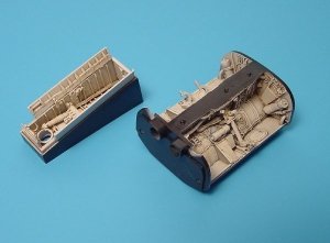 Aires 4173 F-8 CRUSADER wheel bay 1/48 Hasegawa