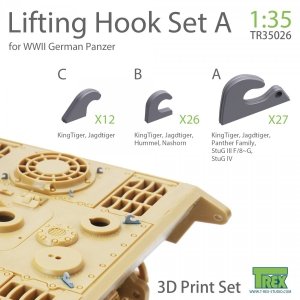 T-Rex Studio TR35026 Lifting Hook for WWII German Panzer Set A 1/35