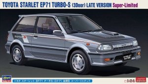 Hasegawa 20473 Toyota Starlet EP71 Turbo-S (3 Door) Late Version Super-Limitede 1/24