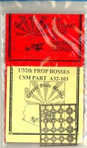 Copper State Models A32-103 Prop Bosses 1/32