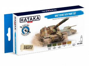 Hataka HTK-BS95 WW2 Soviet AFV paint set (6x17ml)