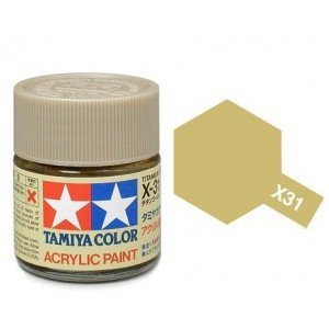 Tamiya 81031 Acryl X-31 Titanium Gold 23ml