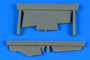 Aires 4794 MiG-23BN correct tail fin 1/48 TRUMPETER