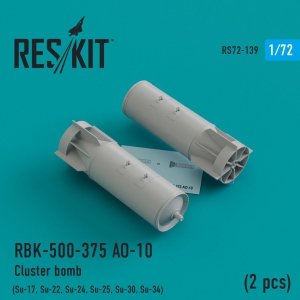 RESKIT RS72-0139 RBK-500-375 АО-10 CLUSTER BOMBS (2 PCS) 1/72
