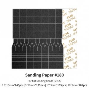 DSPIAE SP-ES01 Sanding Paper 180 Grit