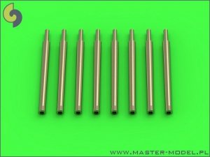 Master SM-350-084 IJN 12,7cm/50 (5in) 3rd Year Type barrels - for turrets with blastbags (8pcs) - most IJN destroyers built 1930-1945 (1:350)