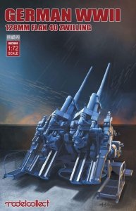 Modelcollect UA72098 German WWII 128mm Flak 40 Zwilling (1:72)
