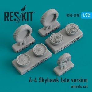 RESKIT RS72-0130 A-4 SKYHAWK LATE VERSION WHEELS SET 1/72