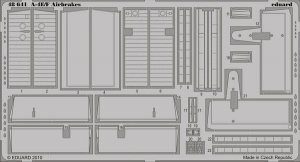 Eduard 48641 A-4E/F airbrakes HASEGAWA 1/48