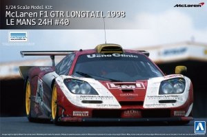 Aoshima 01419 McLaren F1 GTR LONG TAIL 1998 LE MANS24H #40 (1:24)