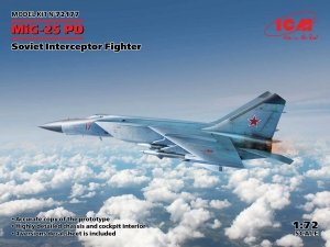 ICM 72177 MiG-25PD Soviet Interceptor Fighter 1/72