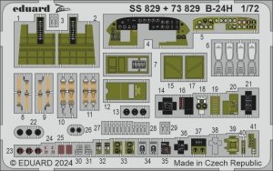 Eduard 73829 B-24H cockpit engines AIRFIX 1/72