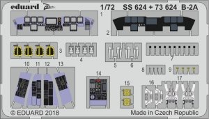 Eduard 73624 B-2A MODELCOLLECT 1/72