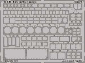 Eduard 48640 E-2C surface panels KINETIC (1:48)