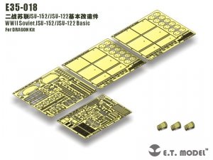 E.T. Model E35-018 WWII Soviet JSU-152/JSU-122 Basic (For DRAGON Kit) (1:35)