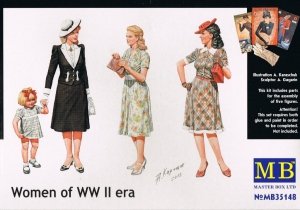 Master Box 35148 Women of World War II Era (1:35)