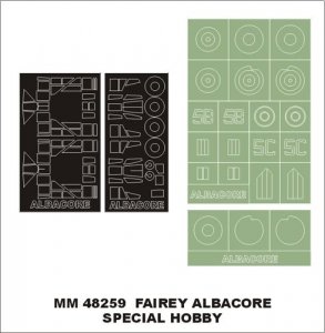 Montex MM48259 Fairey Albacore SPECIAL HOBBY