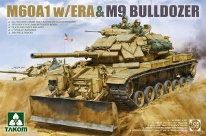 Takom 2142 M60A1 w/ERA & M9 Bulldozer 1/35