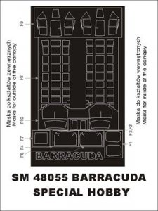 Montex SM48055 Fairey Barracuda SPECJAL HOBBY