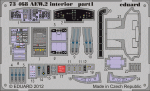 Eduard 73468 Sea King AEW.2 interior S. A. 1/72 CYBER HOBBY