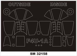 Montex SM32158 F4U-1A CORSAIR TAMIYA