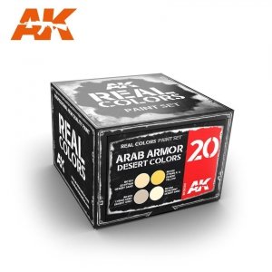AK Interactive RCS020 ARAB ARMOR DESERT COLORS SET (4x10ml)