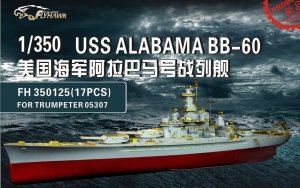 Flyhawk FH350125 USS Alabama BB-60 (for Trumpeter 05307) 1/350