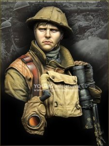 Young Miniatures YM1875 British LEWIS Gunner WWI 1/10