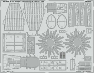 Eduard 481008 A-26B Invader undercarriage & exterior for ICM 1/48