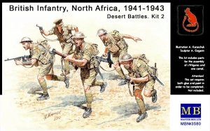 Master Box 3580 British Infantry in action (North Africa 1941-1943). Desert Battles. Kit 2 (1:35)