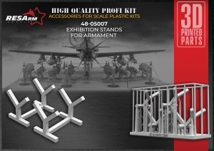RESArm 48-05007 BOMB STAND (3D resin printing) 1/48