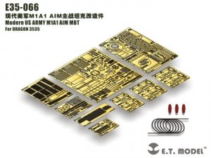 E.T. Model E35-066 Modern US ARMY M1A1 AIM MBT (For DRAGON 3535) (1:35)