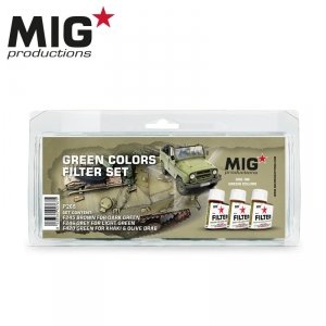 MIG Productions P265 Green colors filter set (3x35ml)