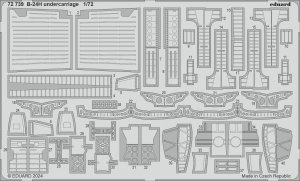 Eduard 72739 B-24H undercarriage AIRFIX 1/72