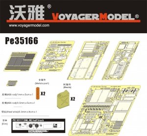 Voyager Model PE35166 WWII M4 81mm Mortar Carrier (For DRAGON 6361) 1/35