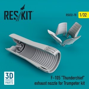 RESKIT RSU32-0070 F-105 THUNDERCHIEF EXHAUST NOZZLE FOR TRUMPETER KIT 1/32